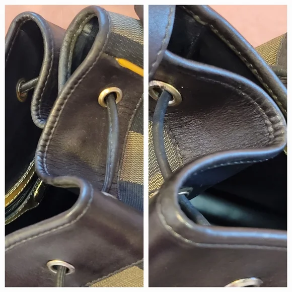 AUTHENTIC FENDI Pequin BUCKET BAG - Picture 7 of 16